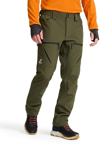 RevolutionRace Hiball Softshell Pants für Herren, Outdoor Hosen für Wandern