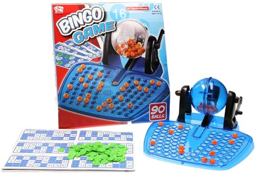 A2Z För Barn Komplett Klassisk Bingo Lotto Set Spel Maskin Bingo Numrerade - Bingo Lotto AZ08186