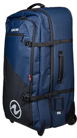 Aqualung Explorer - Reisetaschen für Tauchen von 45L bis 120L, Wasserdichtes PVC, mit Innenfächern, Teleskopgriff und Robusten Rollen, Ideal für Ihre Unterwasserabenteuer
