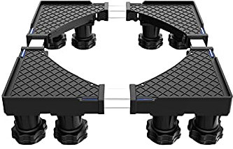 Soporte silencioso antivibración para lavadora, soporte de 12 patas para secadora y refrigerador, bandejas de suelo para recipiente de plantas de lavavajillas, ancho/longitud 19-30, stent para