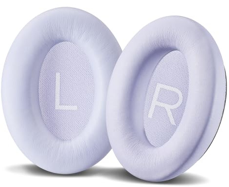 AHG QuietComfort Ear Pads Replacement Cushion Compatible with Bose QuietComfort (2023), QC45 QCSE QC35 QC35 II Noise Cancelling Headphones (Lilac). Premium PU Leather | Superior Comfort/Durability
