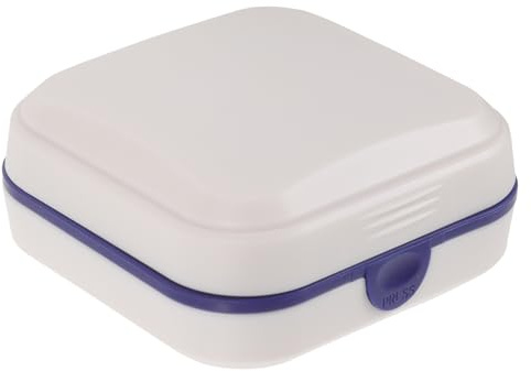 Healeved Pocket Size Hearing Aid Carry Case Small Hard Box with Dehumidifier and Drop Protection for Hearing Aid Storage and Everyday Carry