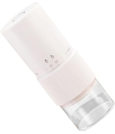 Macinacaffè elettrico, macchina da caffè regolabile, dispositivo di macinazione ricaricabile 7 x 20 cm, design silenzioso, infusione portatile per uso in cucina, installazione domestica, famiglia