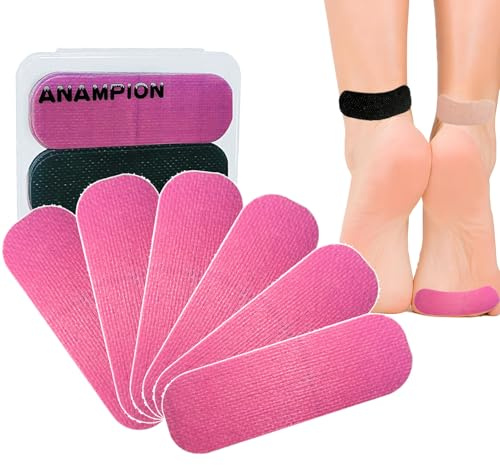 ANAMPION Anti Blasen Bandages 60 Count | Haltbar Blister Prevention Tape für Finger und Füße, Moleskin Pads for Blisters für Schuhe, Wandern