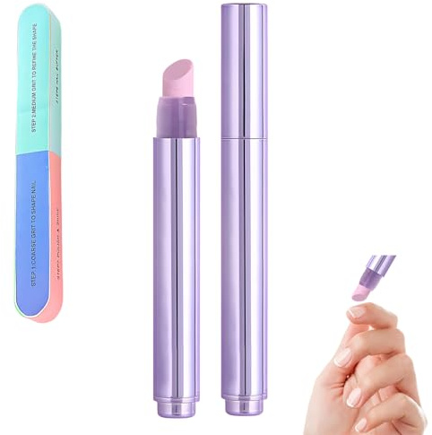 2 penne nail care, penna per la cura delle unghie, per manicure professionale, penna 2 in 1, con funzione olio, ideale per la cura quotidiana delle unghie