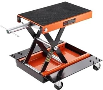 Sollevatore Per Moto, Sollevatore Per Moto Da 1100 Libbre, Sollevatore A Forbice Per Atv Con Carrello E Manovella, Supporto A Manovella Per Paranco Centrale Con Paranchi Elettrici A Ponte Largo, Tipo