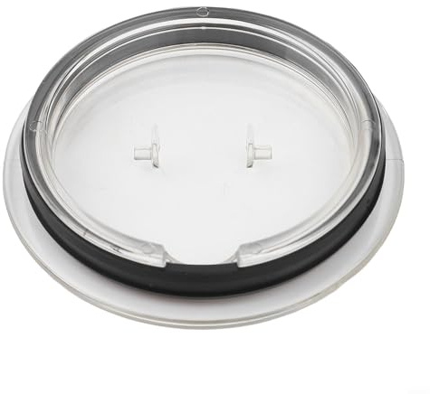 Coperchio per montalatte in plastica, ricambio per modello 93271 3593 3594 con guarnizione in silicone, protezione antigoccia, trasparente, lavabile in lavastoviglie, diametro 9 cm, accessori da