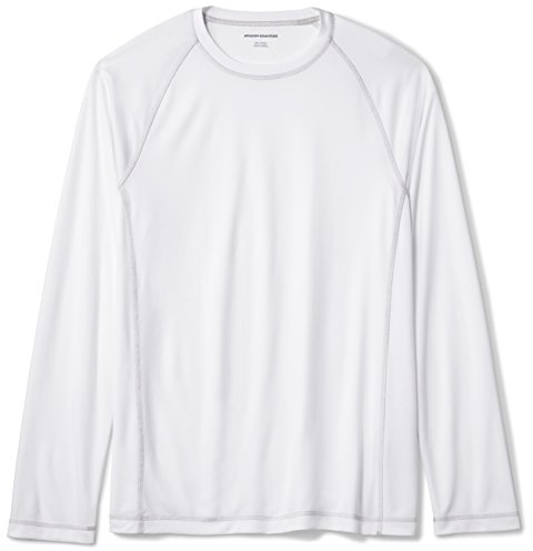 Amazon Essentials Herren Langärmeliges, Schnell Trocknendes Bade-T-Shirt