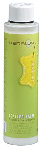 KERALUX Baume pour le cuir de canapé sec et les cuirs de voiture, uniquement pour le cuir lisse 200 ml
