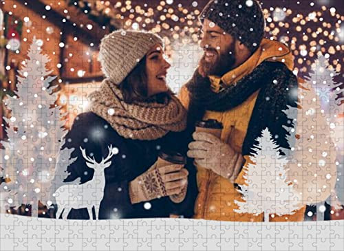 Puzzle Personnalisé avec Votre Photo 1000/500/300/120 Pièces Adultes et Enfants en Bois-Puzzle en personnalisé à partir de Votre Propre Image,Cadeau personnalisé - Cadeau Original