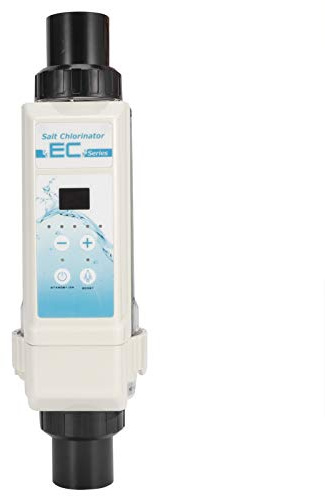 Salz-Chlorinator, EC20 20 g/h Pool-Salzwasser-Salz-Chlor-Generatoren, Elektrolyse-Salz-Chlorinator-Gerät für Schwimmbäder, Whirlpools, SPASWIM, mit Transformator