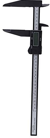 Elektronischer Messschieber, 150 Mm/300 Mm Kohlefaser-Digital-Lineal-Messschieber Mit Langer Backe Vielseitiges Und Genaues Lineal-Messwerkzeug Für Industrie- Und Heimwerkeranwendungen(300MM)
