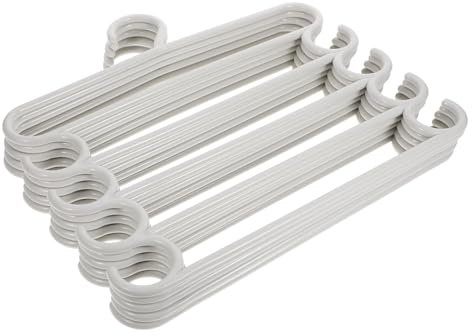 KOMBIUDA 5 STK Mehrschichtiger Kleiderbügel schal lagerregal Schalhalter aus Holz mehrlagige Hosenbügel Kleiderbügel platzsparend Keine Spur Aufhänger Zuhause hängen pp