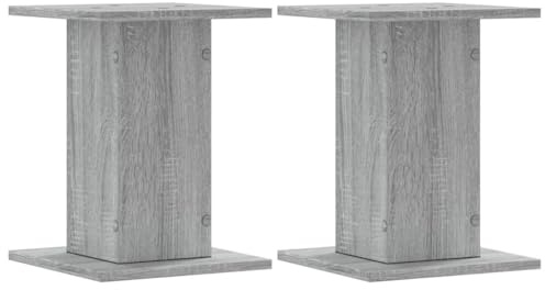 vidaXL Pflanzenständer 2 Stk. Grau Sonoma 30x30x40 cm Holzwerkstoff