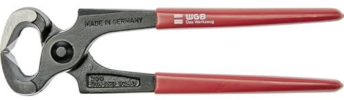 WGB Beißzange Type 880 Kneifzange klein aus Spezialwerkzeugstahl - Monierzange mit PVC getauchten Griffen - Länge 200mm