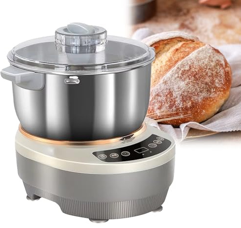 Electric Dough Mixer, Dough Kneading Machine with Fermentation Function, Dough Maker with Ferment Function, Dough Mixer, with Measuring Cups and Spoons(7L)