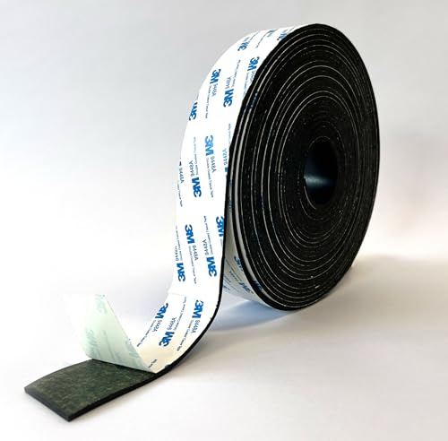kopplex Dichtungsband 3 EPDM Vollgummi Rolle – 10 m x 40 mm x 3 mm | einseitig selbstklebend | Witterungs- & UV-beständig | Für Terrassen, Bau, KFZ, Garten & Maschinen | Elastisch, robust & langlebig