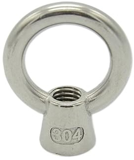 Tuercas de elevación japonesas, anillo de elevación con tuerca de ojo de acero inoxidable 304(M20)