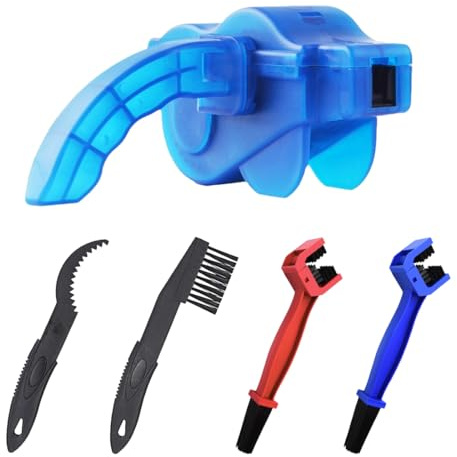 JYNVO Kit nettoyeur de chaîne de vélo 4pcs nettoyage rapide nettoyeur de chaîne brosse à engrenages entretien kit d'outils de nettoyage Mountain bike Mountain bike