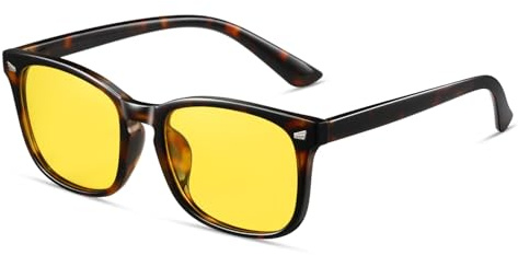 kimorn Women's Night Vision Glasses for Driving Polarized Yellow Lens Nighttime UV Protection