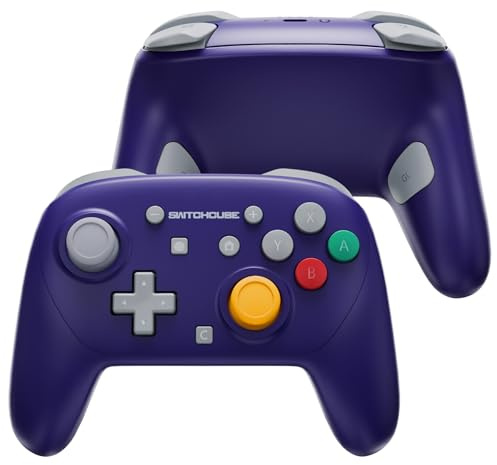 eXtremeRate DIY Replacement Full Set Shell Buttons for Nintendo Switch 2 Pro Controller, Custom Faceplate Rear Bottom Cover with Thumbsticks ABXY Dpad ZLZR for Switch 2 Pro - Classic SwitchCube Style