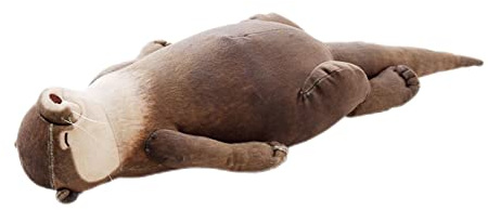 Handballenauflage für Tastatur Maus, Otterform Plüsch, Federmäppchen mit niedlichen Fischottern, mit Baumwolle gefüllt, Handgelenkkissen, Kissen