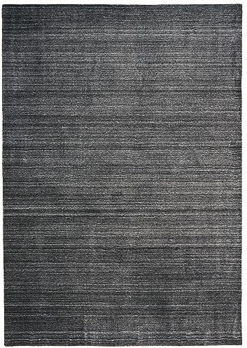 Consilio Concept 80 x 150 cm Living Room Rug Anthracite Natural Wool Modern Living Room Rug Melange Subtle Feng Shui Luxury Certified Made in Germany Design Manufacturer Brand Rug Oeko Tex