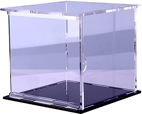 sammlervitrine Klare Vitrine, Staubdichte Schutzvitrine, Acrylbox for Pop-Figuren, Sammlerstücke, Spielzeug, Würfel-Organizer, Kann Individuell Angepasst Werden (Color : Clear, Size : 30x15x12cm)