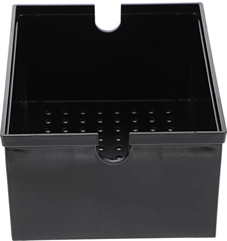 minkissy Fish Tank Box Filter Aquarium Sump Tank Drip Box Strainer Acrylic Black Anti-overflow Feature