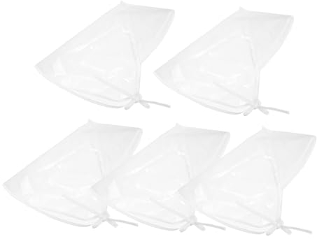 LIFKOME 5 Stück Sonnenschutzhüte aus Pe Faltbar und Tragbar Transparenter Regenschutz für Damen Beim Camping und Reisen