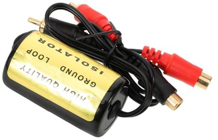 MOLUCKFU Auto-bodenrauschfilter Für Kfz-audioteile Lichtmaschinen-rauschisolator Erdschleifen-brummen-Filter Für Autoradio-audiosysteme