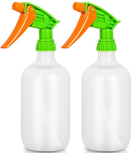 Botellas de spray para el cabello, botella de spray vacía de 500 ml, botellas de spray de jardinería para limpieza, botella de spray para plantas, atomizador para el cabello, botella de spray para