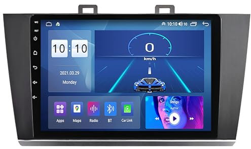 GPS Navigation Android Multimedia Player for Su-Baru Outback 5 2015-2018, Car Audio Receivers 12 9 Inch Screen Car Radio Stereo with FM BT Wifi SWC 4G 5G Carplay Hand-Free-Calling M600S