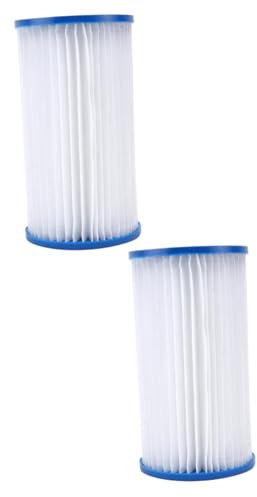 BCOATH 2stücke Poolfilter Aus Kunststoff Für Hochwertiger Waschbarer Filter Für Schwimmbecken Sorgt Für Sauberes Wasser Und Einfache Anwendung