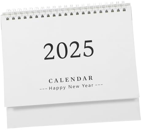 NUOBESTY Tischkalender Klein Aufstellbarer Wochenkalender Für Schreibtische Dekorativer Kalender Mit Chinesischem Mondkalender Für Büro Und Wohnung