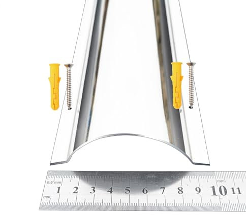 Kabelkanäle Kabelkanal Metallkabelabdeckung Mit Schrauben, Breit 40 46 53 60 80 100 Mm Kabelabdeckungen Für Wand Und Boden/Kabelschutz Vor Haustieren, Kein Kauen, Kabelkanalversteck(Wide 100mm)