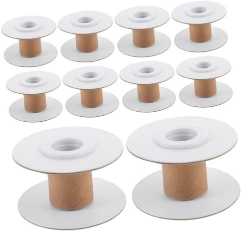 SHINEOFI Bobines de Fil Bricolage Démontables, 20 Pièces en Papier