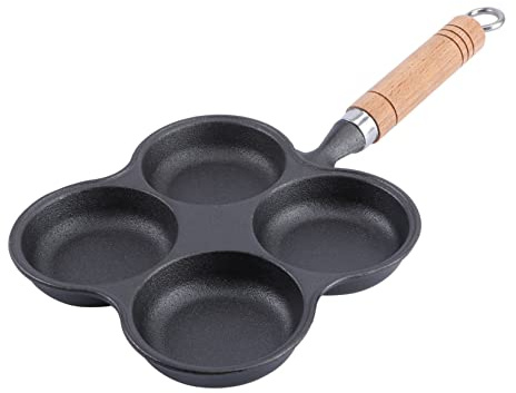 Luxshiny Non-Stick Omelette Pan for Induction Gas Cookers Aluminum Egg Cooker with Anti-Scald Handle Tool for Pancakes Eggs Housewarming