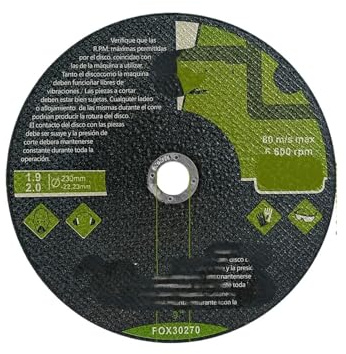 Disco Da Taglio For Metallo Da 230 Mm, Disco Abrasivo In Resina Da 9, Compatibile Con Smerigliatrice Angolare For Macchine Da Taglio, Taglio Di Metalli, Ferro E Plastica(1pc)