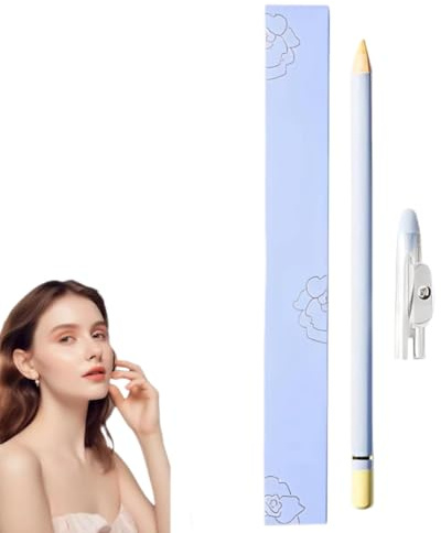 Crayon correcteur multifonctionnel waterproof avec taille-crayon, Crayon correcteur - Stick couvrant, Correcteur anti-cernes, Illuminateur de teint, Anti-cernes (01#)