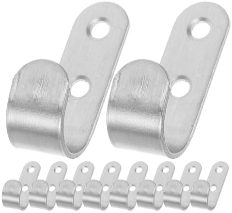 FUTUREORYY 40 Pièces Set de Crochets pour Bâche de Remorque Clips Robustes Anti-vibration pour Fixation Bâche Camion Crochets de Maintien pour Véhicule Utilitaire Protection de Chargement