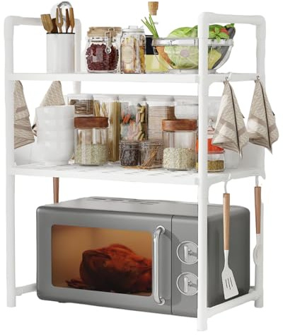 Shelf for Microwave Microwave Oven Shelf with Hooks