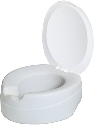 Rialzo per WC morbido con coperchio