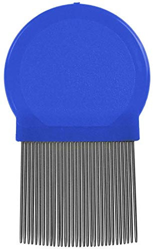 Pettine rotondo in metallo per bambini e adulti, per rimuovere i peli sgradevoli della testa, le setole sottili a forma di uovo di pidocchi