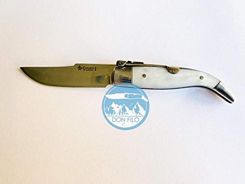 Roncero Albacete klassisk handgjord kniv i aluminium Nacar Nº1 av Antonio Jakt, Survival och Bushcraft, tillverkad i Albacete presentflaskhållare