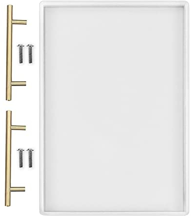 RESINWORLD Grande stampo vassoio con maniglie, rettangolo silicone vassoio stampi per resina fusione, profondo piatto vassoio resina stampo silicone