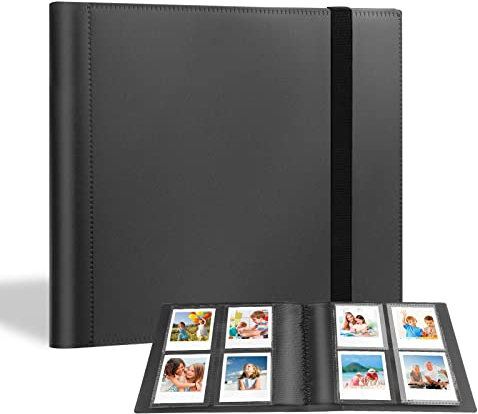 Polaroid Go Album photo 192 photos pour appareil photo Polaroid Go Everything Box, album photo pour Polaroid Go Film et Polaroid Go Instant Mini Camera (9035), noir