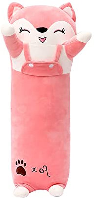 Uposao 70CM Plüschtier Stofftiere Fuchs,Fuchs Kuscheltier Langes Große Kawaii Plüsch Kissen Kuschelkissen Niedliche Plüschpuppe Schlafkissen Tier Plüsch Spielzeug für Kinder Mädchen Jungen