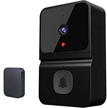 Videocitofono senza fili, videocitofono WiFi intelligente senza fili, campanello per porta, citofono, videocamera di sicurezza, con video HD, chiamate bidirezionali