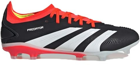 adidas Hombres Predator 24 Pro Flexible Ground Basket, Negro Blanco Rojo Solar, 36 2/3 EU